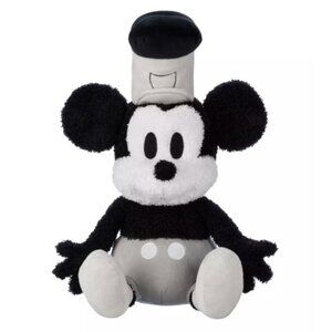 Disney Store Mickey Mouse Steamboat Willie Weighted Plush